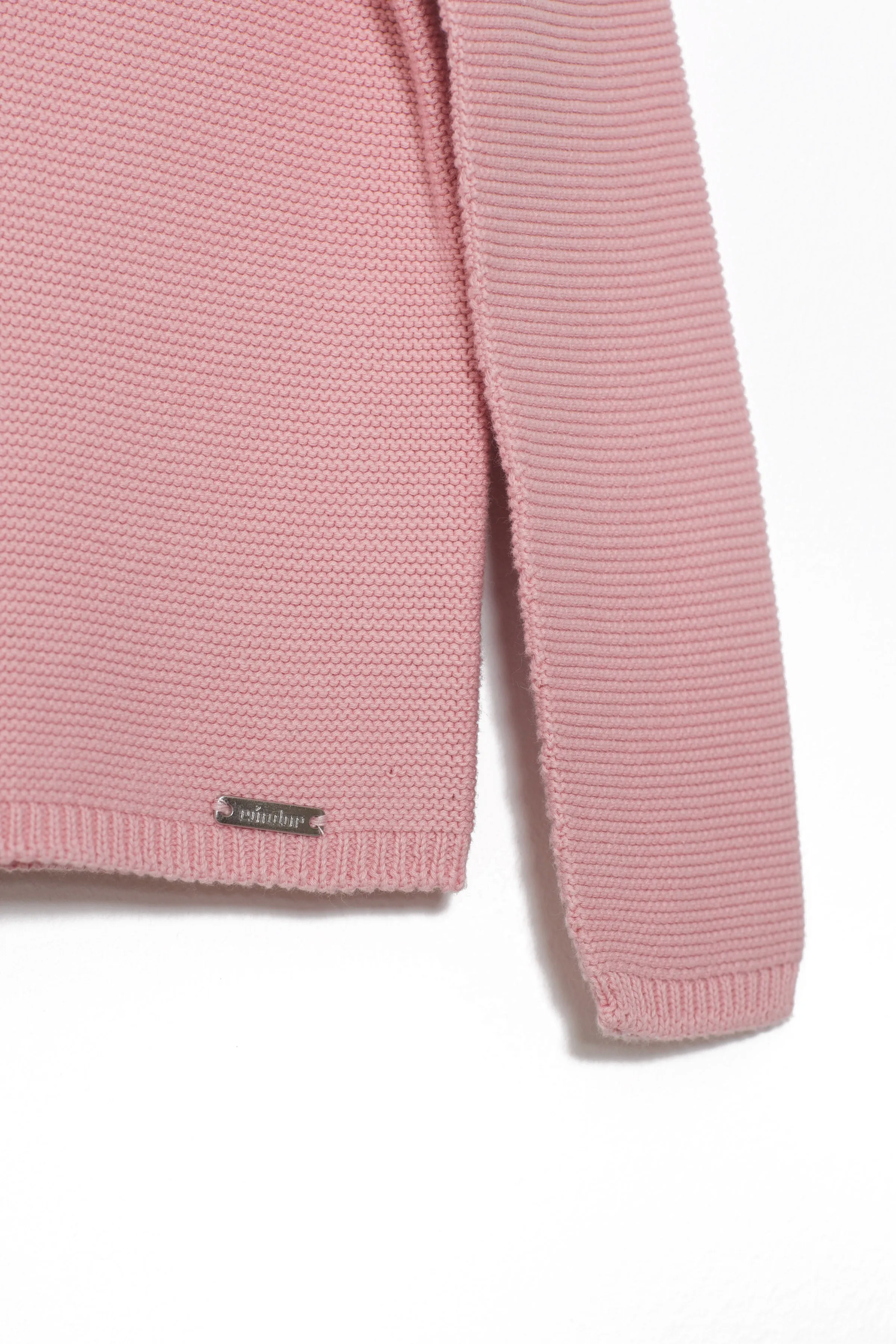 100% Cotton Cardigan - Rose Pink
