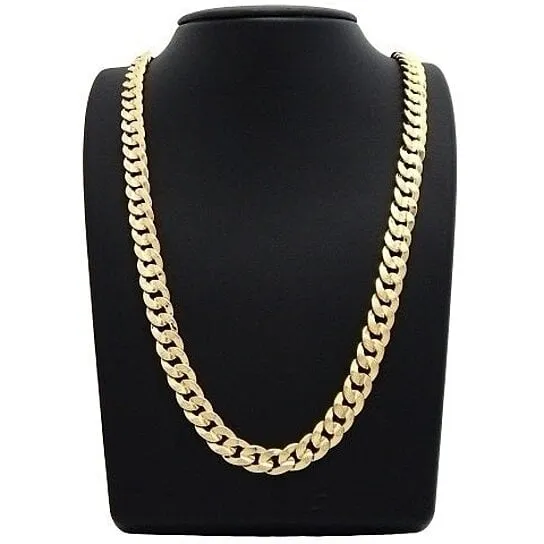 14K Gold Filled Cuban Link Chain 24
