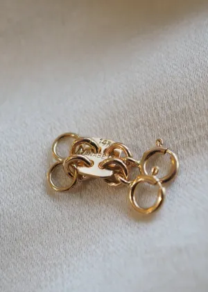 14k Gold - Two Necklace Spacer Separator Detangler