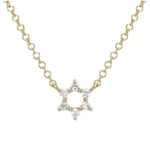 14KY Souli Open Circle Mini Necklace