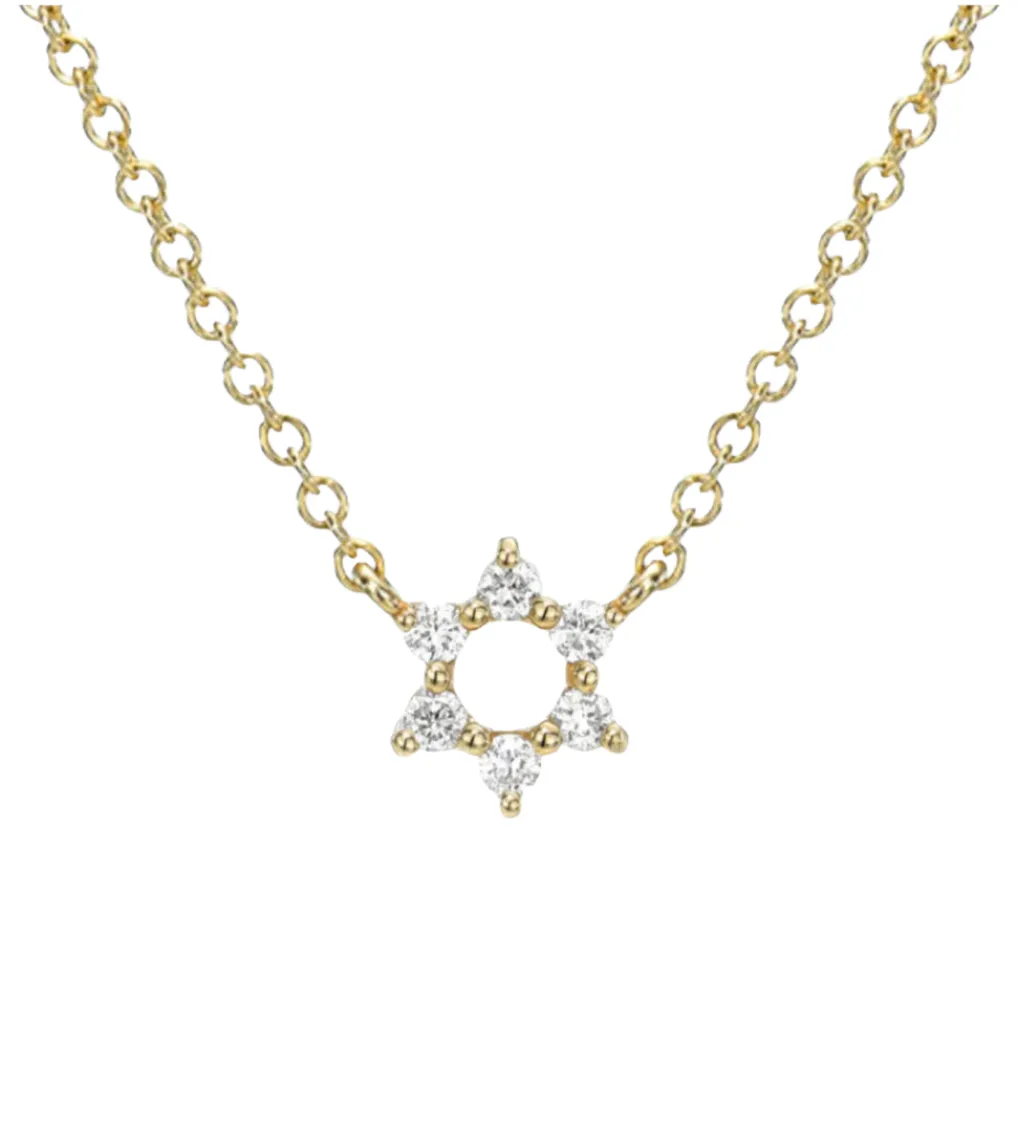 14KY Souli Open Circle Mini Necklace