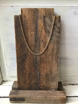 18" Matte Gold Chain Layering Necklace