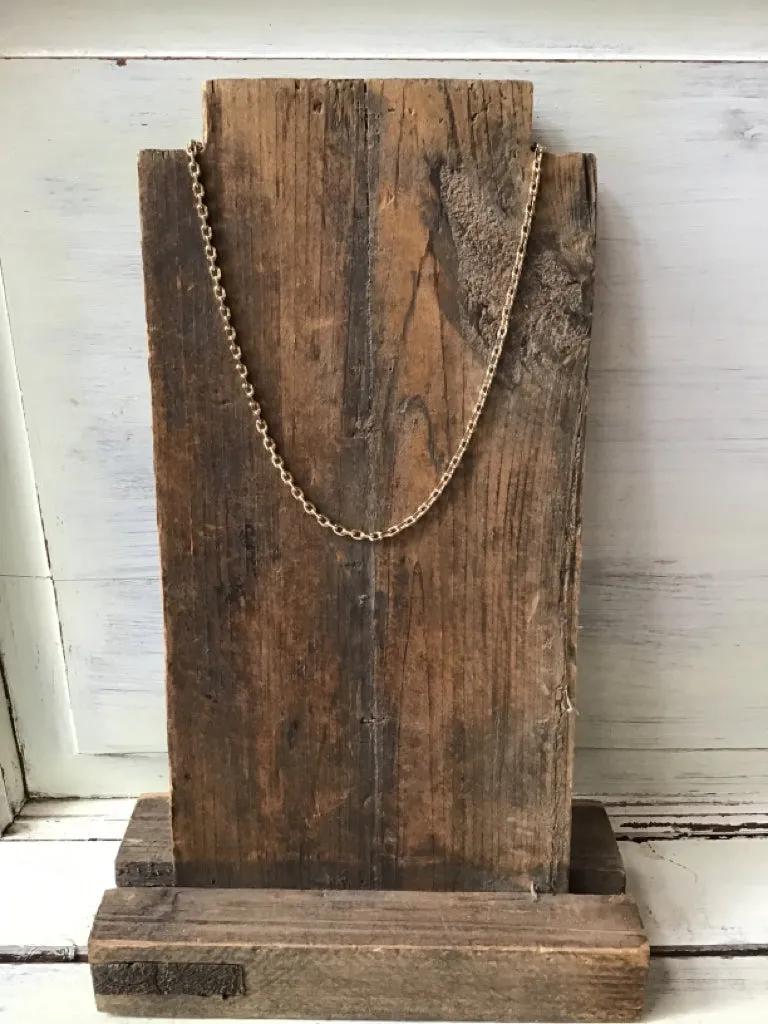 18" Matte Gold Chain Layering Necklace