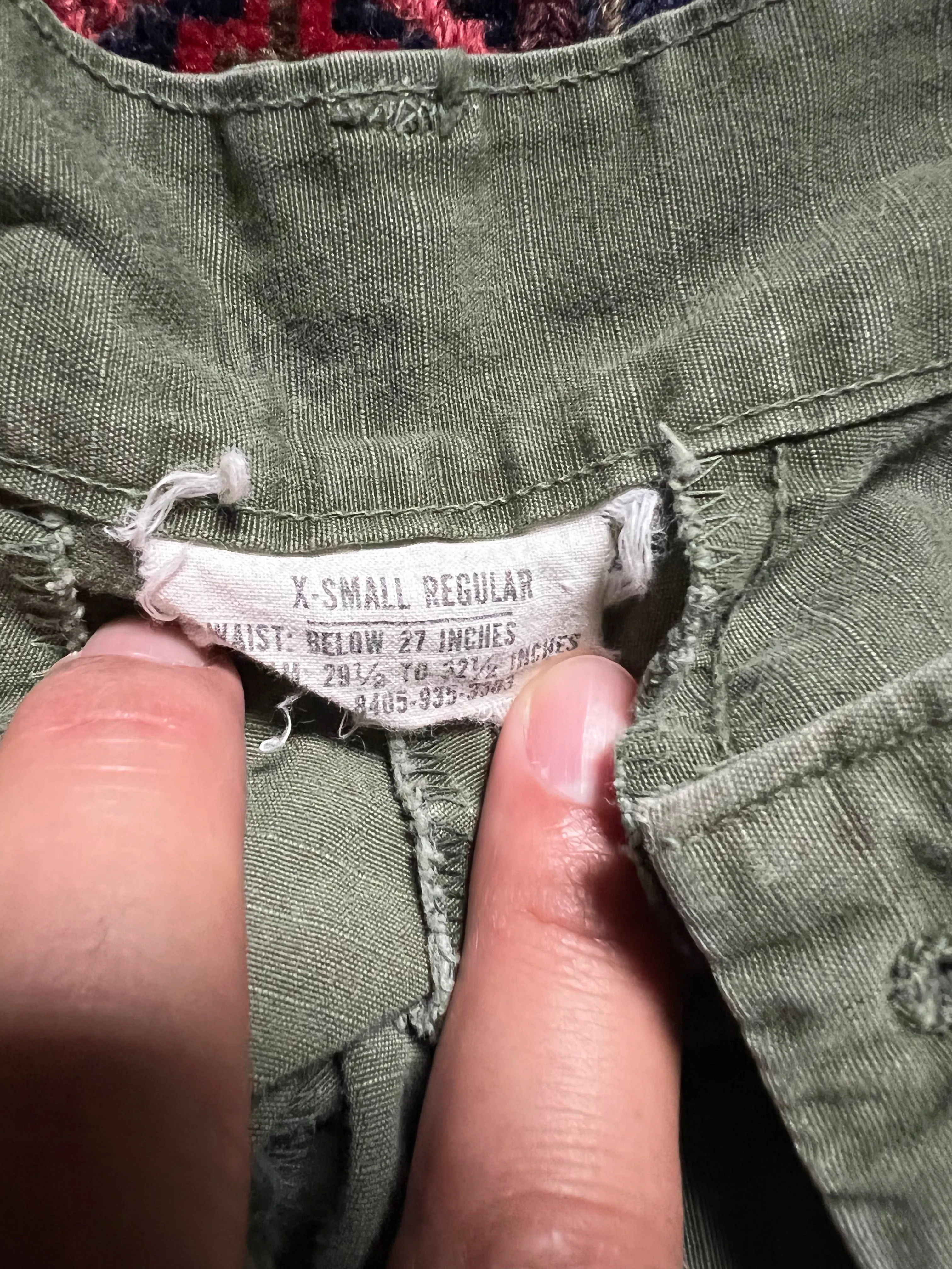 1967 OG-107 Cargo Pants XS Regular