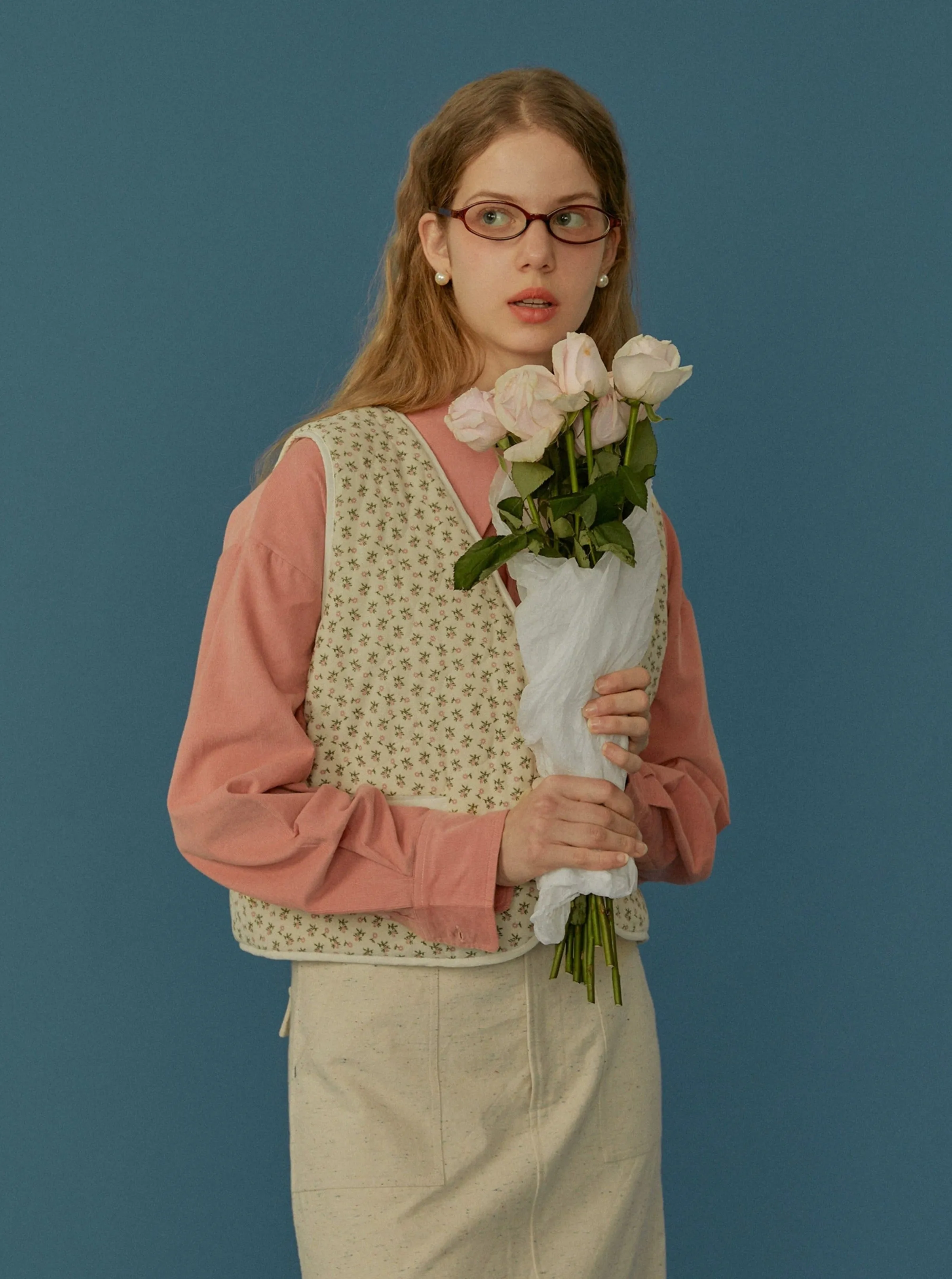 2 sides reversible retro layering vest top