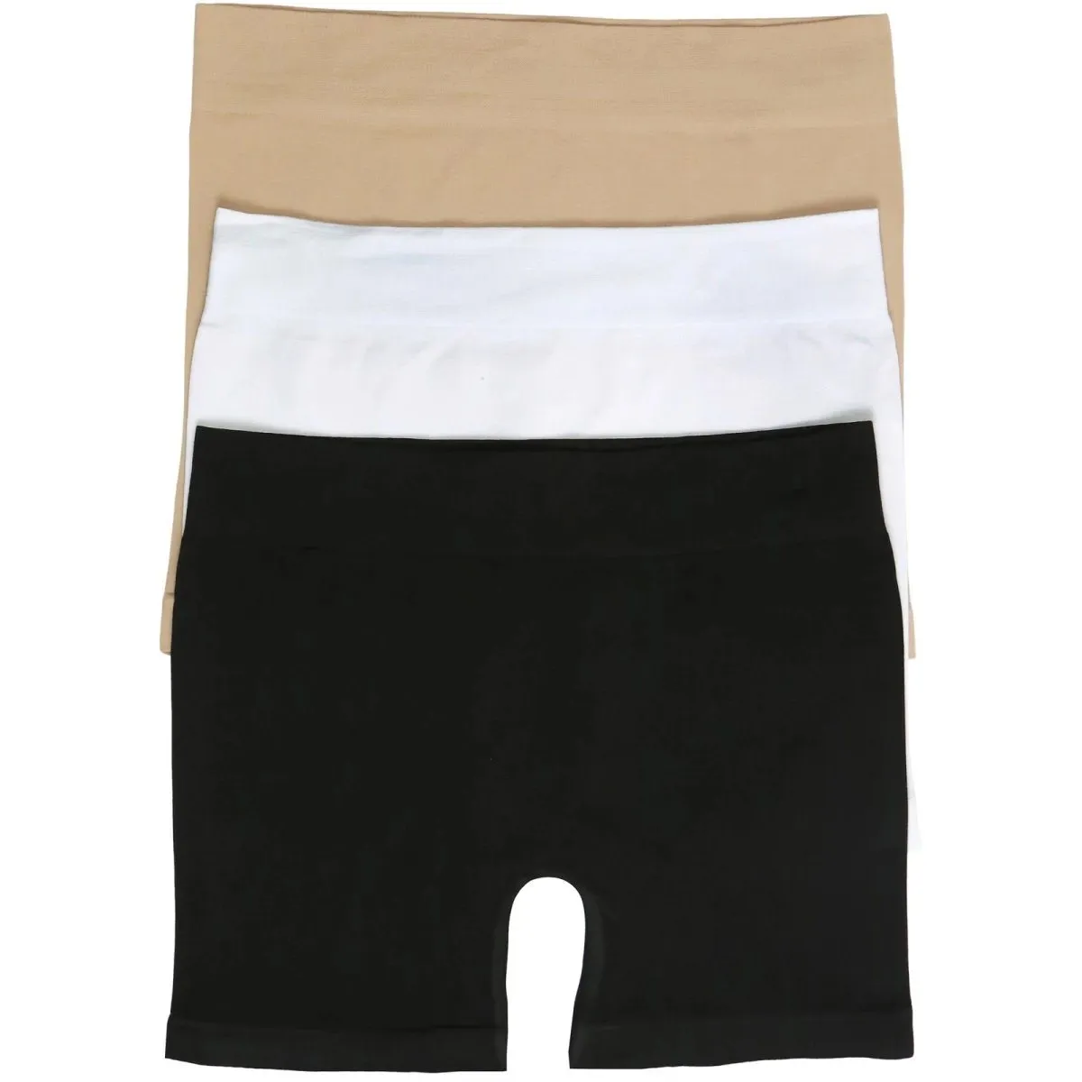3-Pack: Everyday Layering Basic Modest Boyshorts