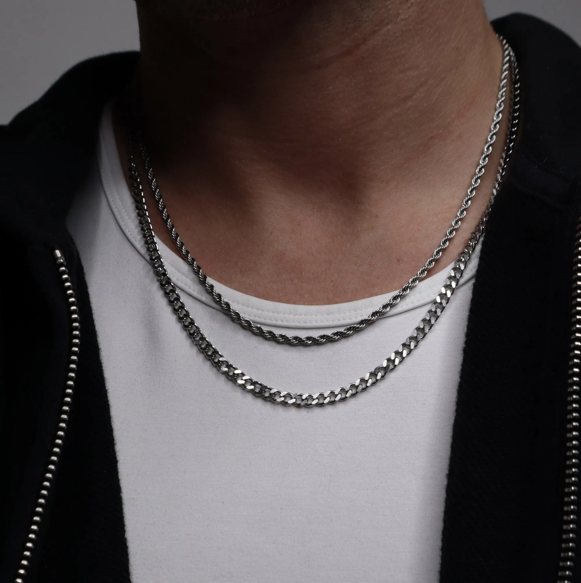 3mm Rope   4mm Cuban Set