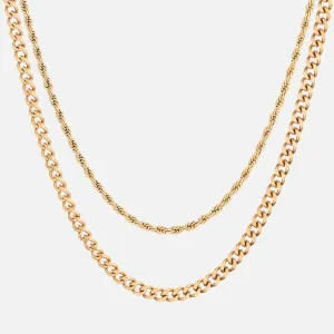 3mm Rope   4mm Cuban Set