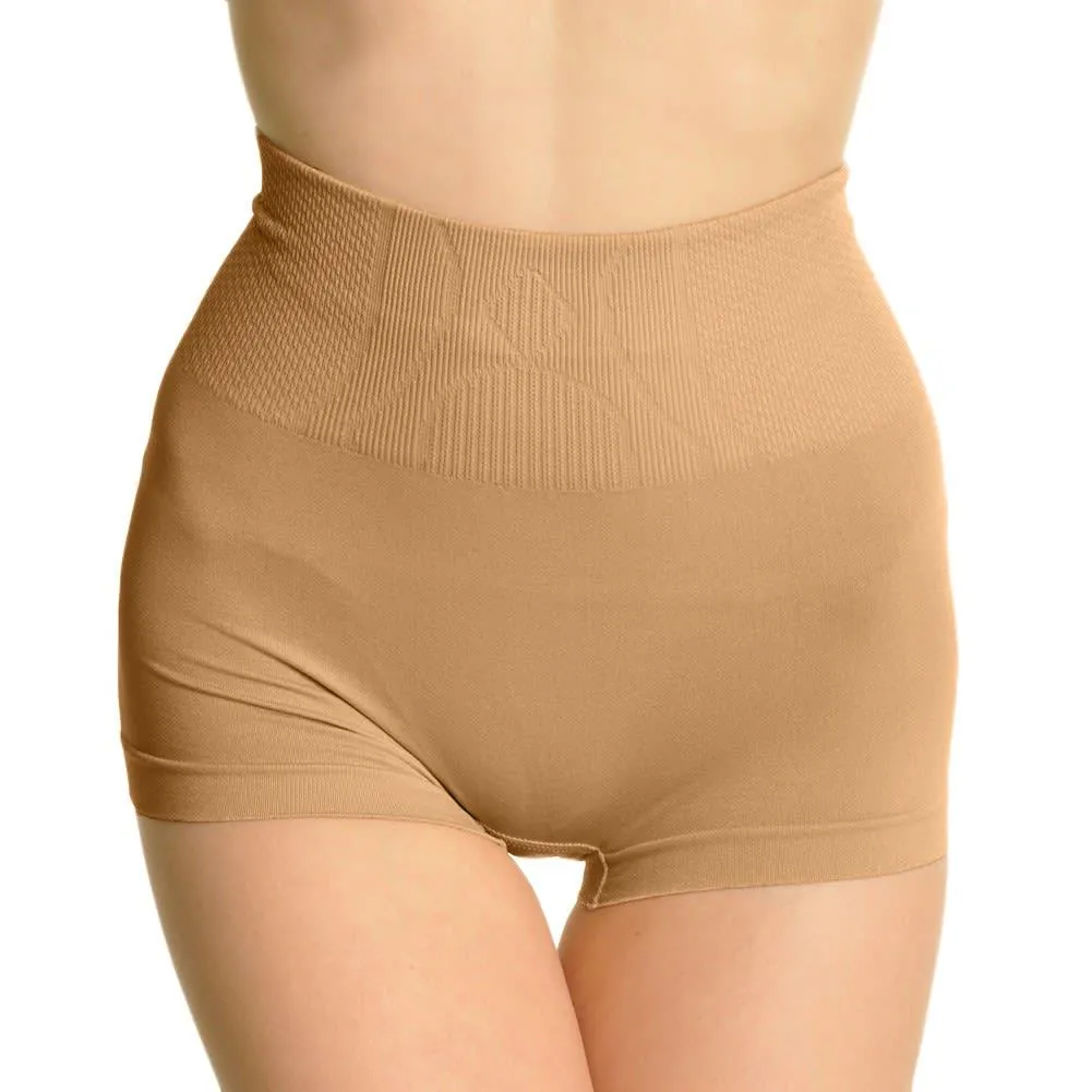 4-Pack: Control Waist Stretch Layering Shorties