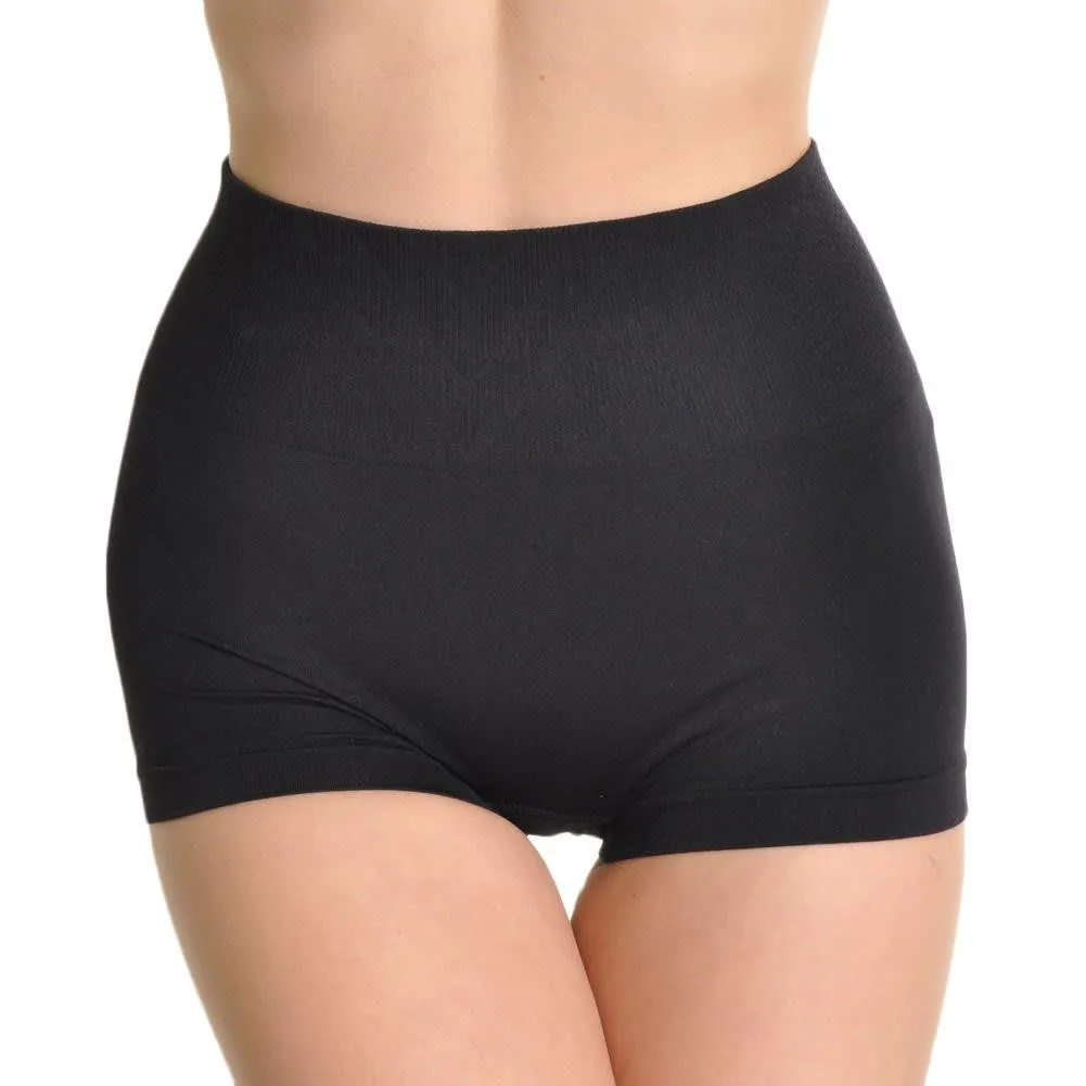 4-Pack: Control Waist Stretch Layering Shorties