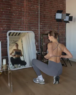 4VITALITY™ STRAPPY BRA (ARCTIC GREY)