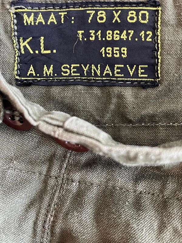 59s Dutch Army cargo pant 32X32