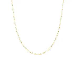 9ct Solid Gold Fine Glitter Chain Necklace