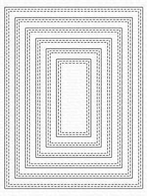 A2 Double Stitched Rectangle STAX Die-namics