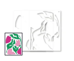 A2 Stencil |  Addison | 4.25"x5.5" Layering