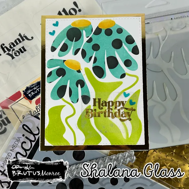 A2 Stencil | Sylvie | 4.25"x5.5" Layering