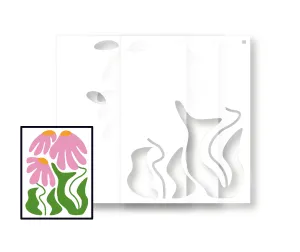 A2 Stencil | Sylvie | 4.25"x5.5" Layering