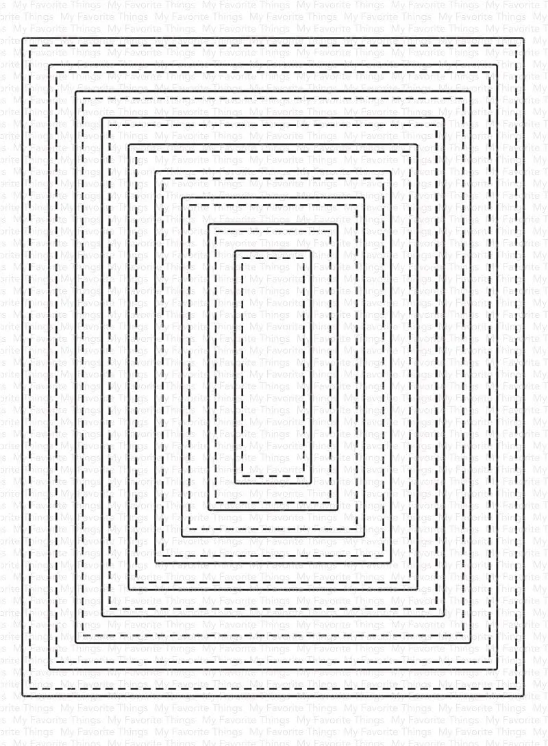 A2 Stitched Rectangle STAX Set 1 Die-namics