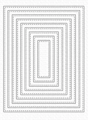 A2 Stitched Rectangle STAX Set 1 Die-namics
