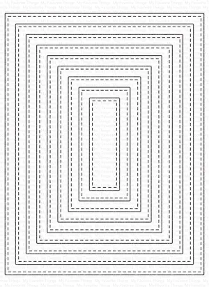 A2 Stitched Rectangle STAX Set 2 Die-namics