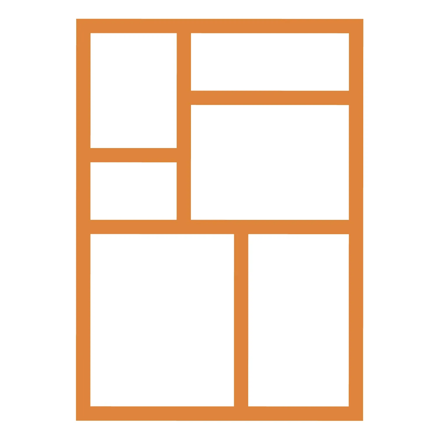 A7 Card-Color Blocking Mat
