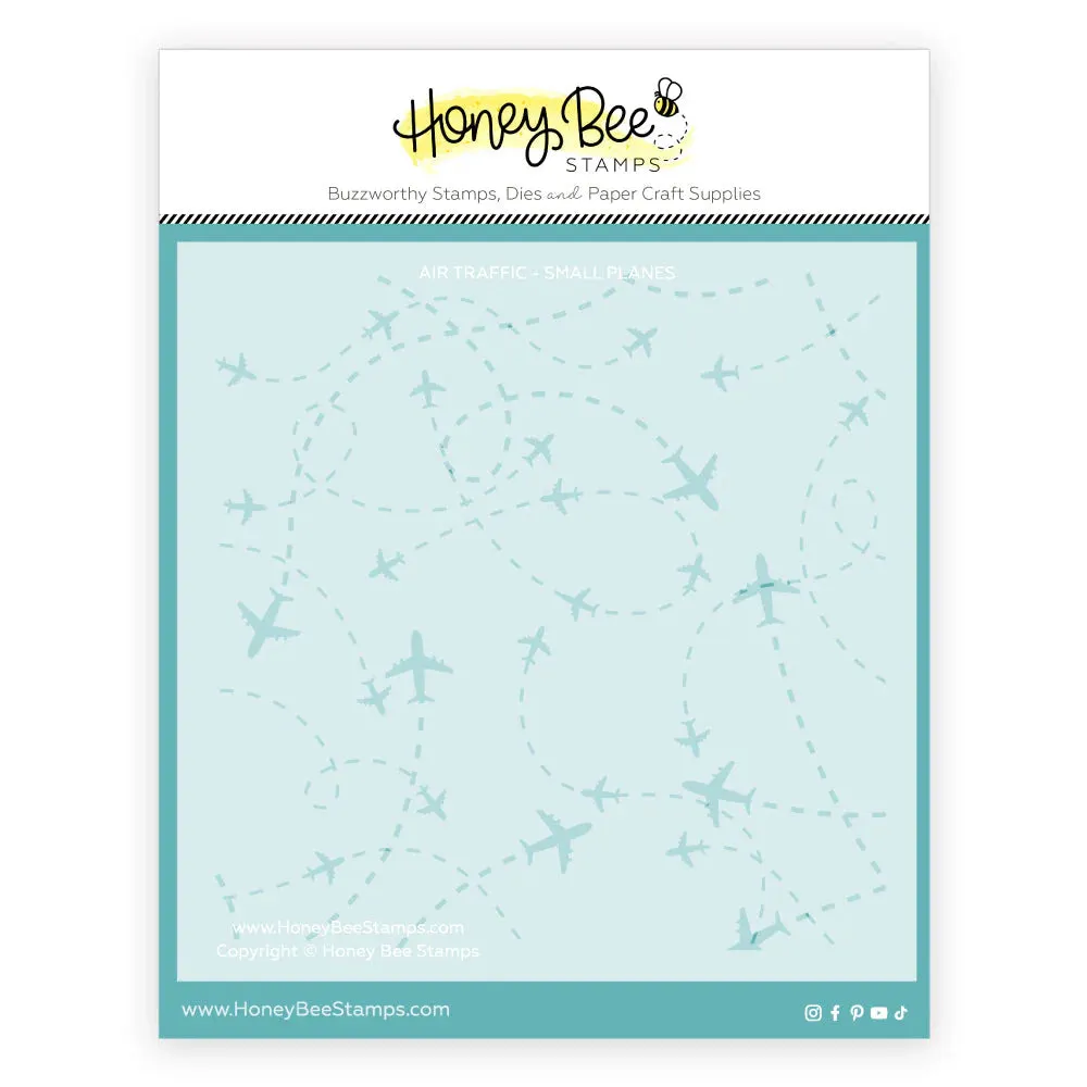 Air Traffic Background Stencils (Set Of 2)