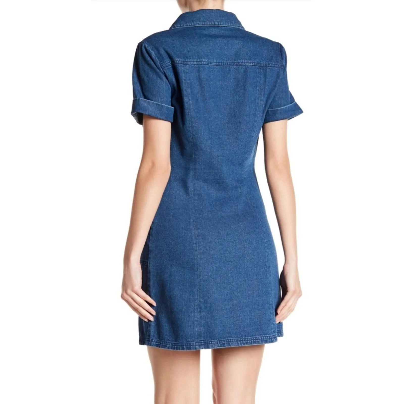 Alexia Admor Denim Romina Shirt Dress Medium