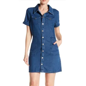 Alexia Admor Denim Romina Shirt Dress Medium