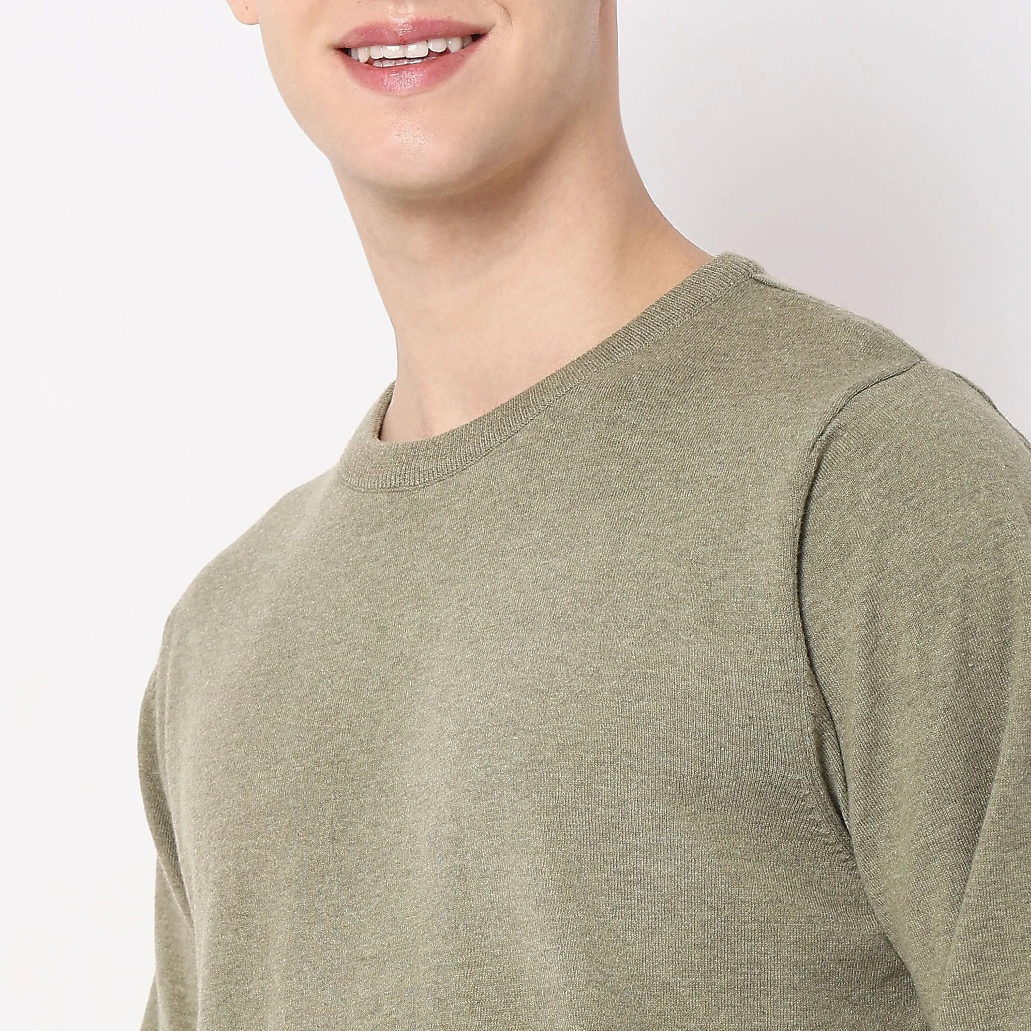 All Day Pullover™ - Comfortable exclusive soft Cotton Blend Hand Knitted with exquisite fashioning