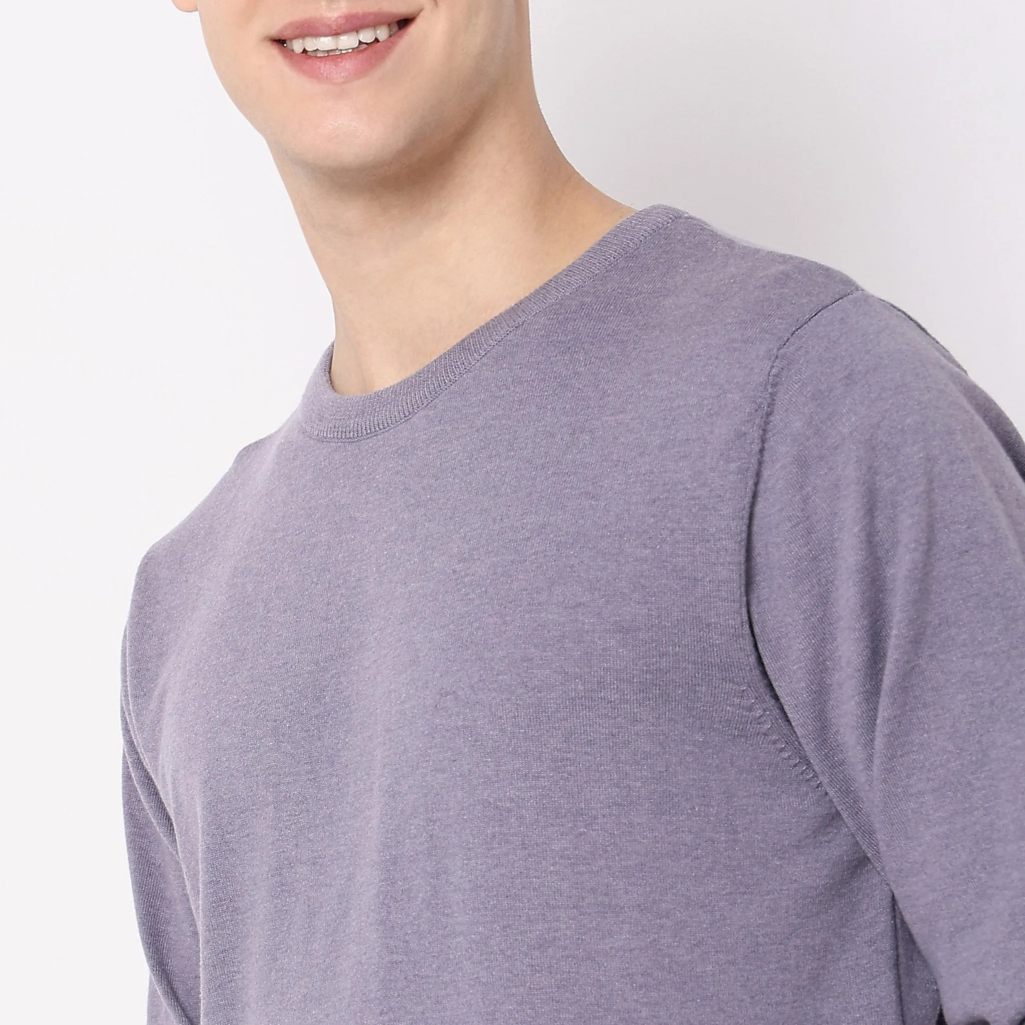 All Day Pullover™ - Comfortable exclusive soft Cotton Blend Hand Knitted with exquisite fashioning