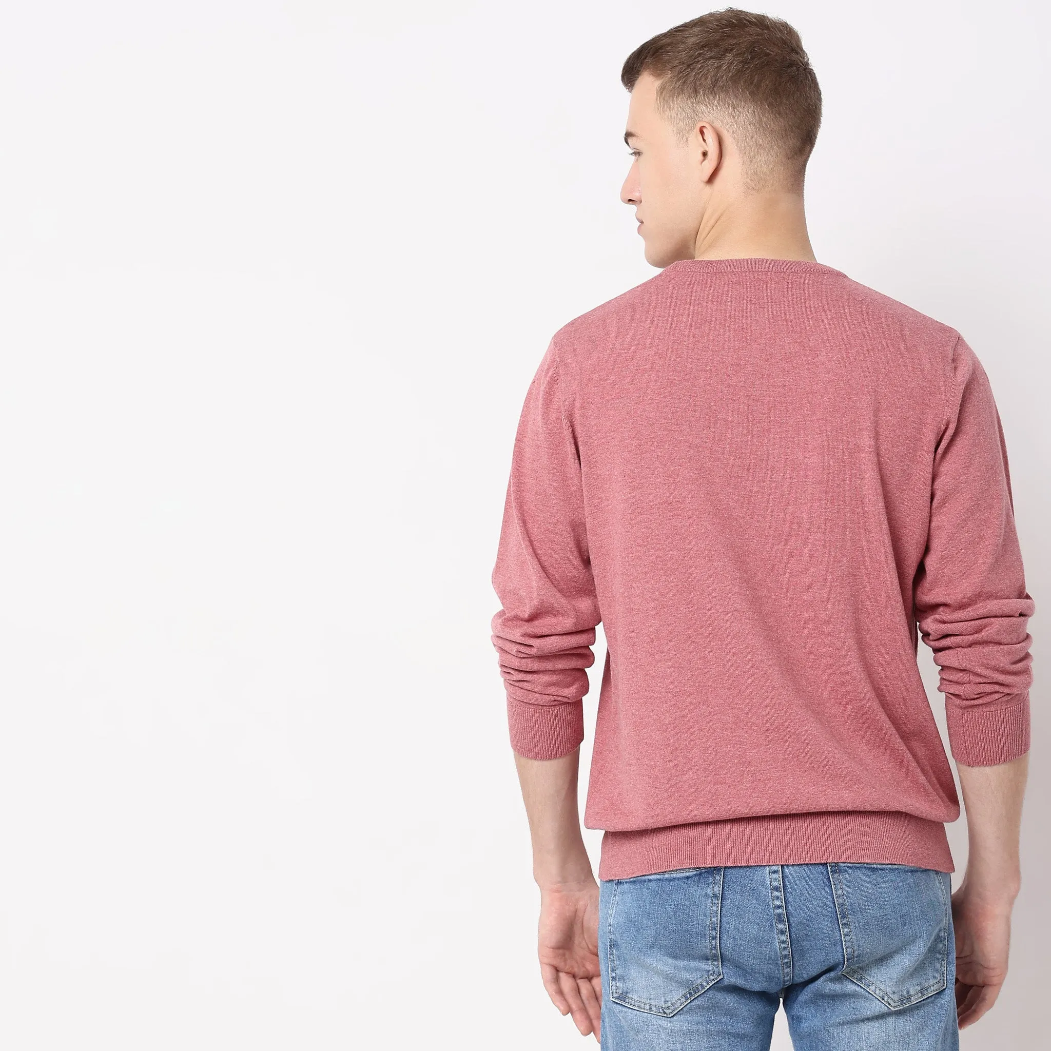 All Day Pullover™ - Comfortable exclusive soft Cotton Blend Hand Knitted with exquisite fashioning