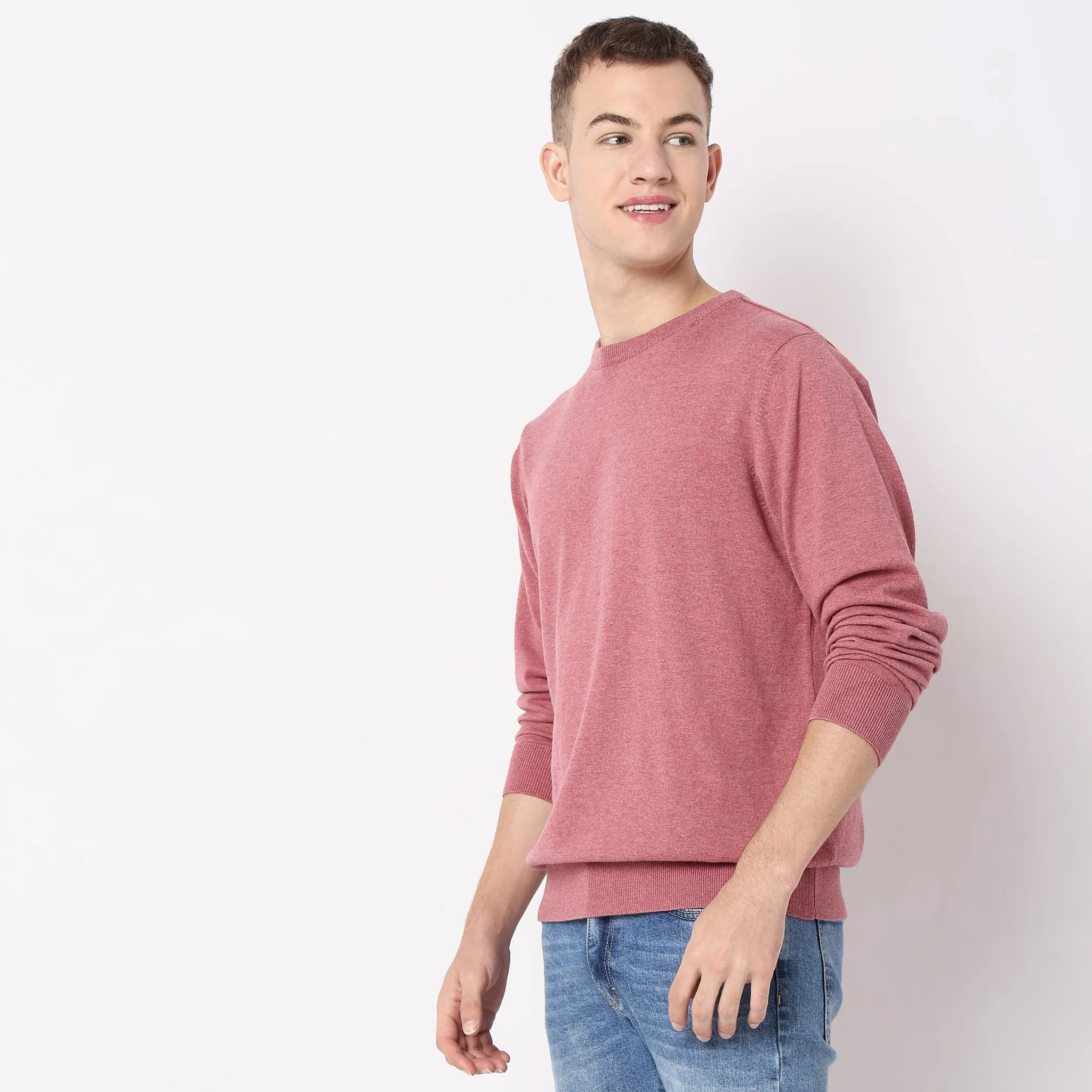 All Day Pullover™ - Comfortable exclusive soft Cotton Blend Hand Knitted with exquisite fashioning