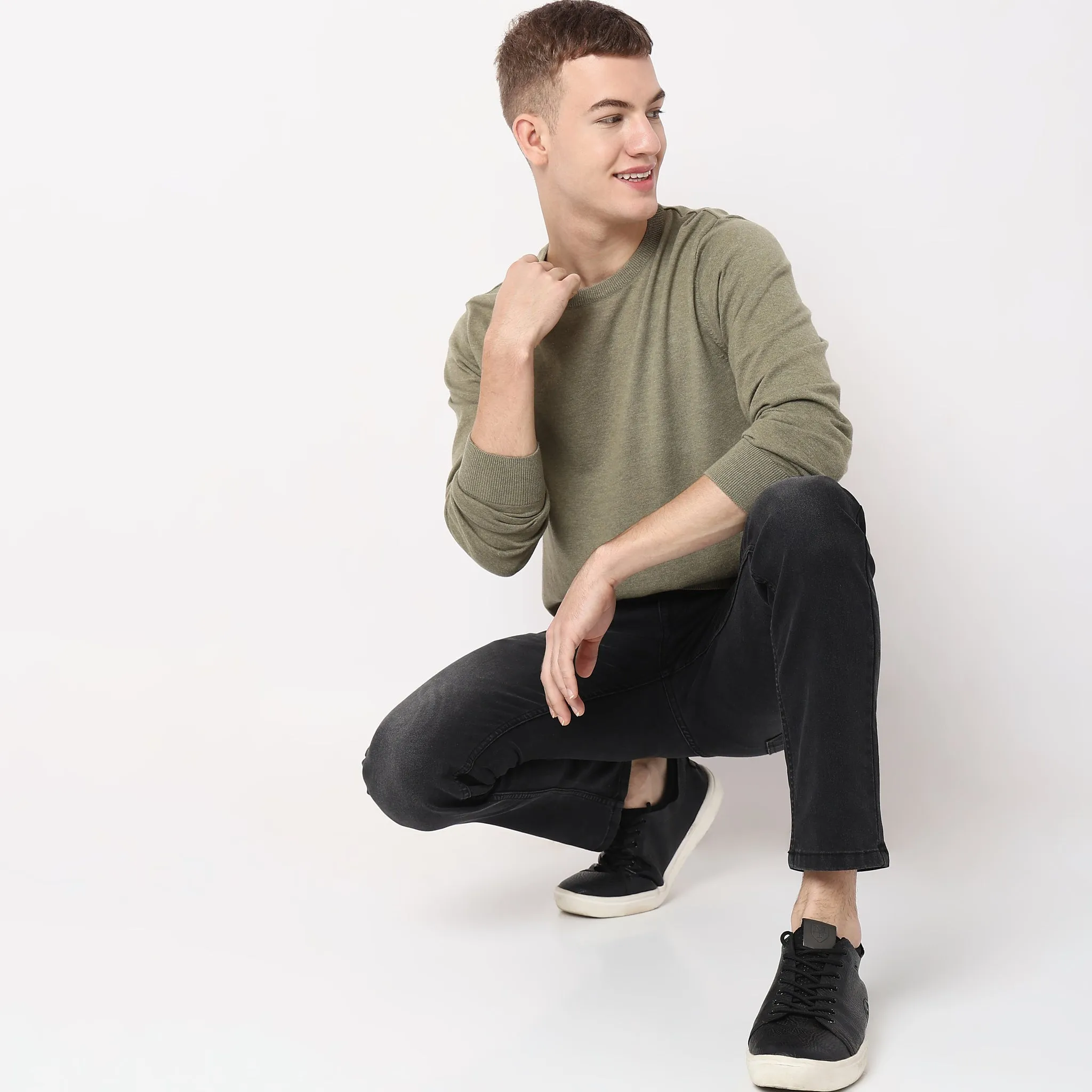 All Day Pullover™ - Comfortable exclusive soft Cotton Blend Hand Knitted with exquisite fashioning