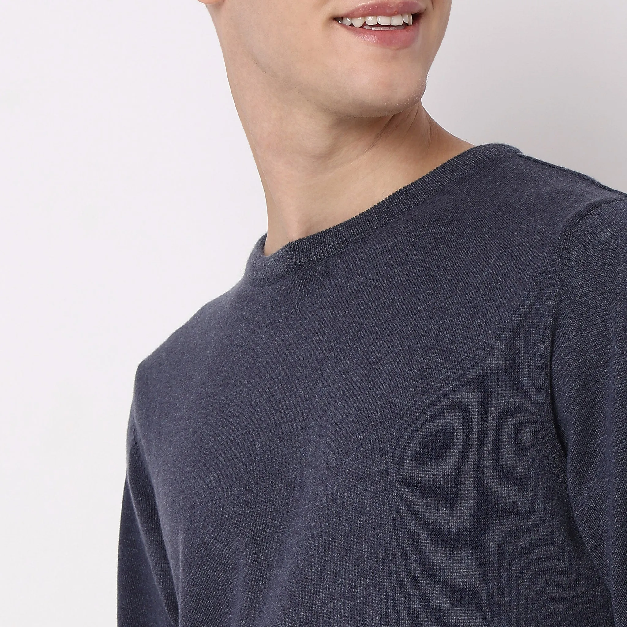 All Day Pullover™ - Comfortable exclusive soft Cotton Blend Hand Knitted with exquisite fashioning