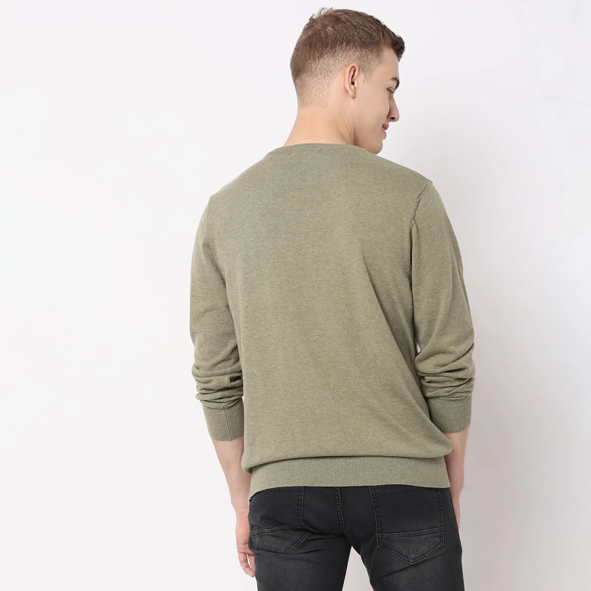 All Day Pullover™ - Comfortable exclusive soft Cotton Blend Hand Knitted with exquisite fashioning