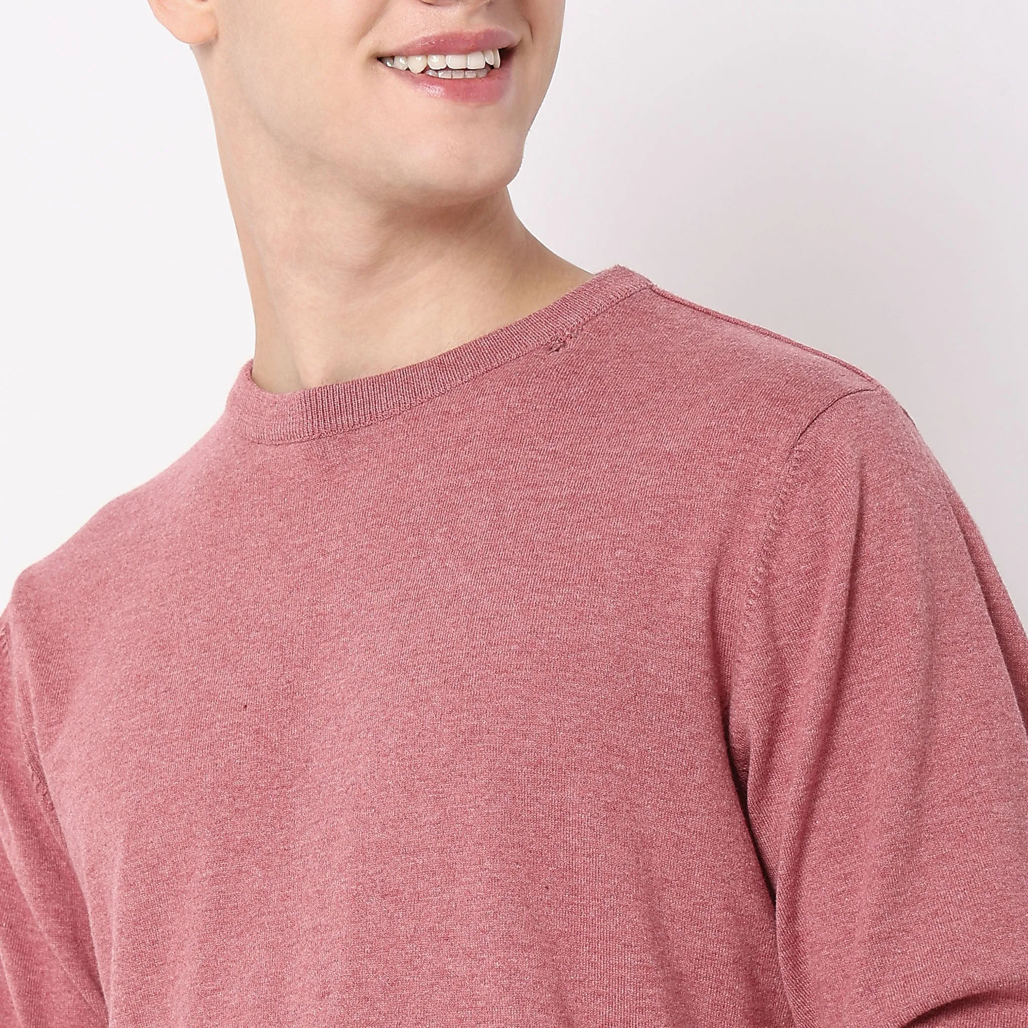 All Day Pullover™ - Comfortable exclusive soft Cotton Blend Hand Knitted with exquisite fashioning
