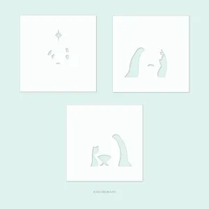 All Is Calm Stencils 3 pk (4.75 x 4.75)