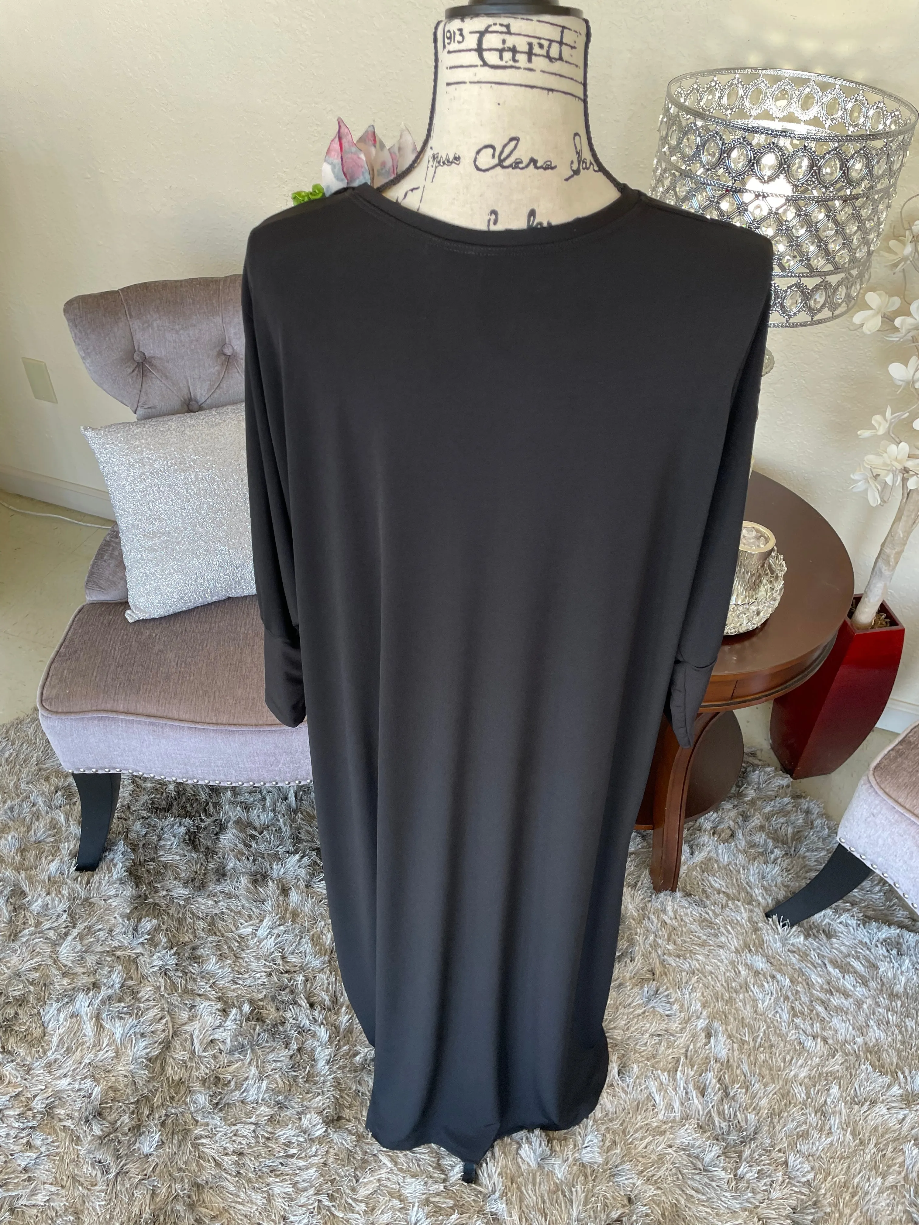 Allie Black ITY Layering Dress (PL)