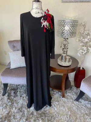 Allie Black ITY Layering Dress (PL)