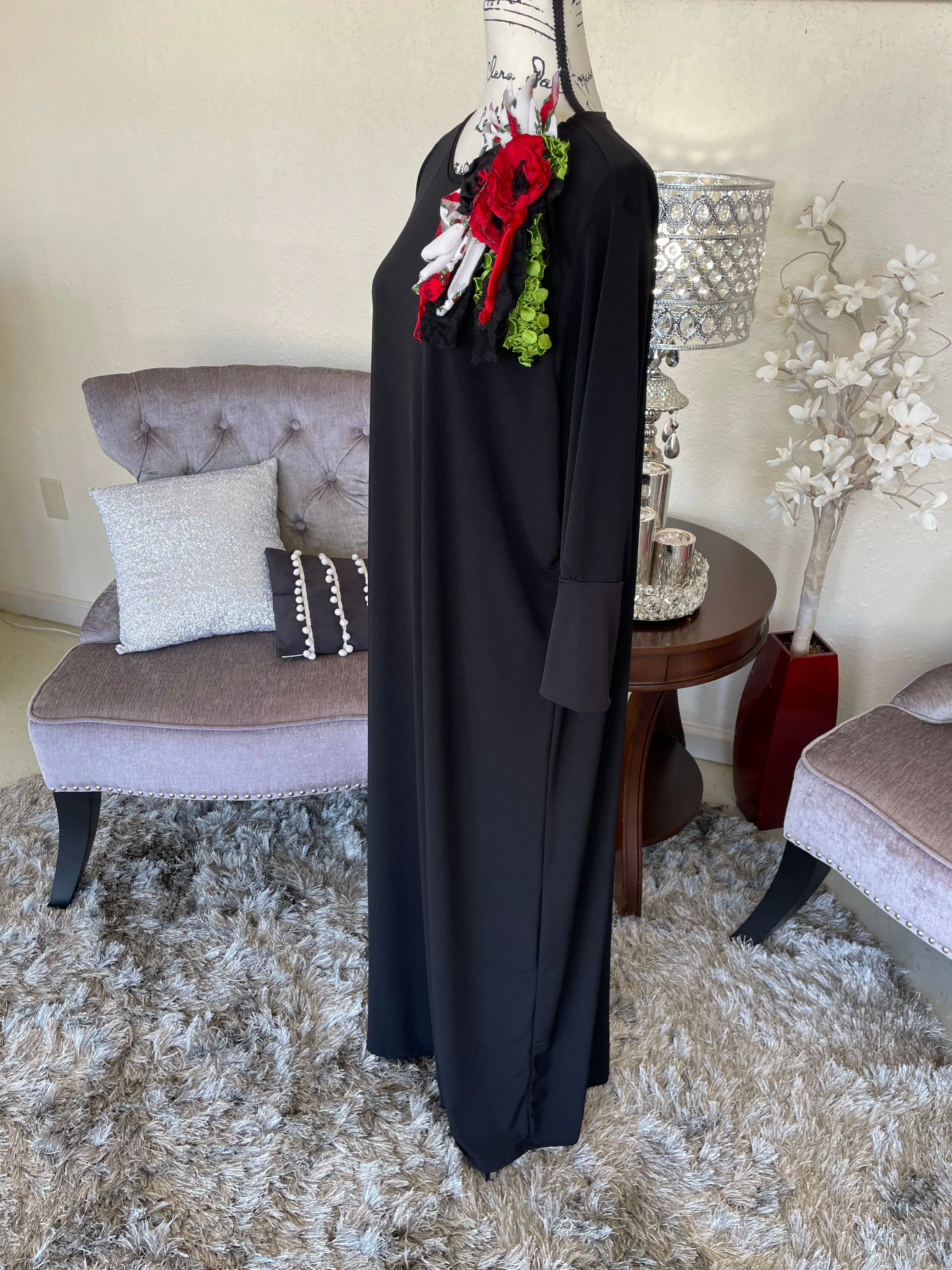 Allie Black ITY Layering Dress (PL)