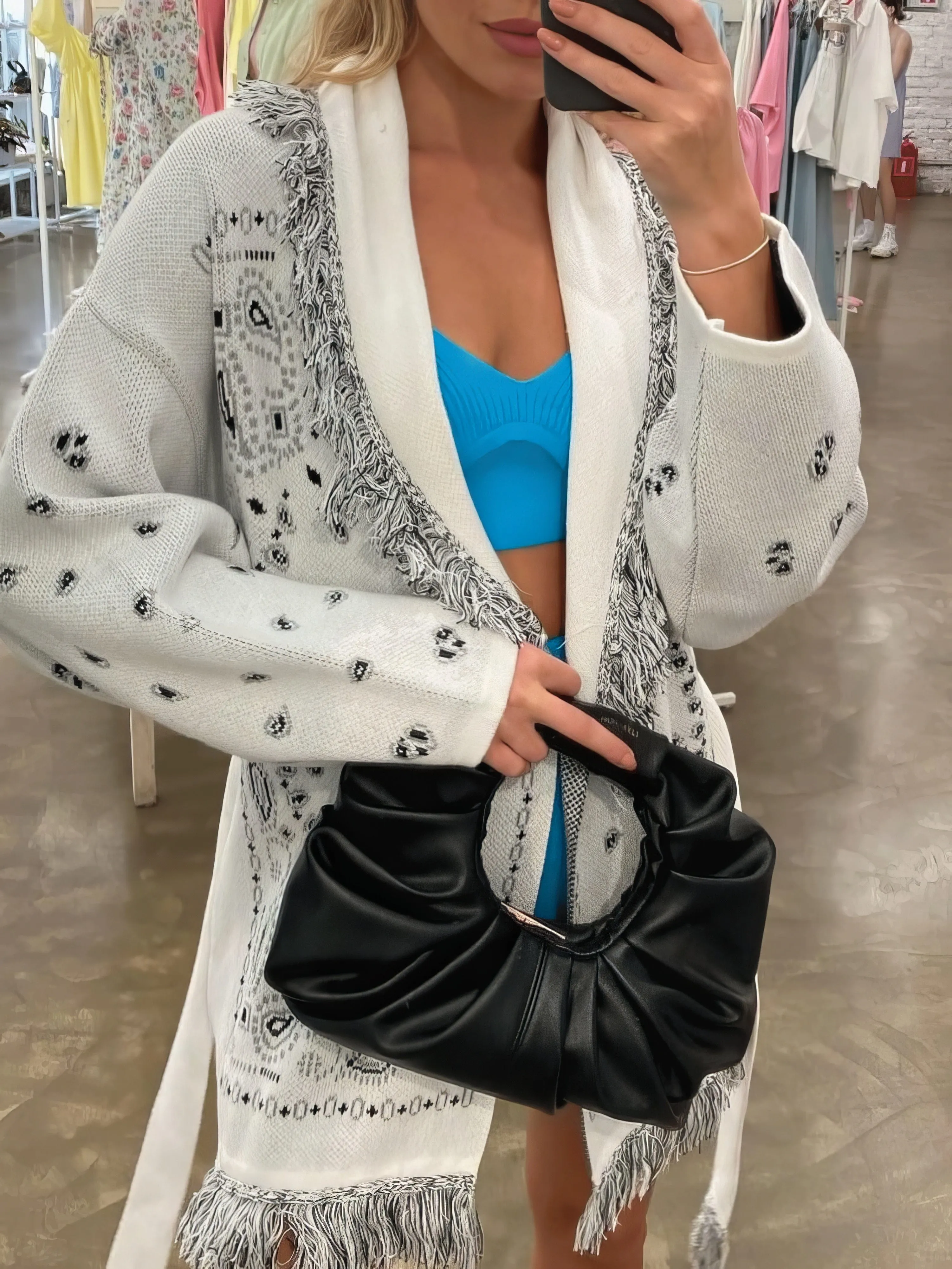 Alluring Dotted Blouse