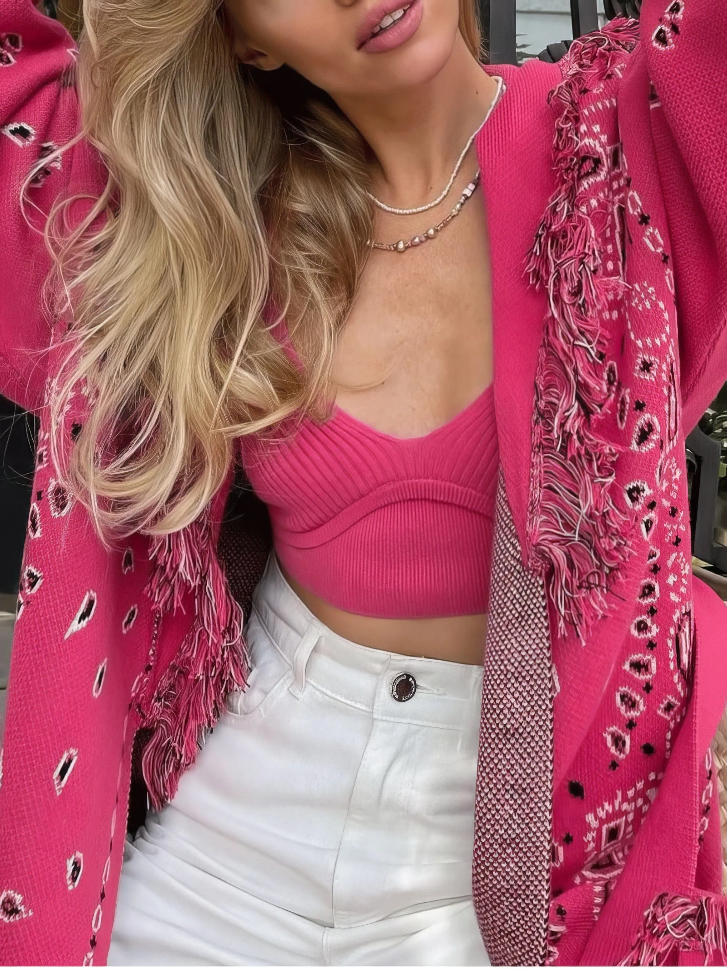 Alluring Dotted Blouse