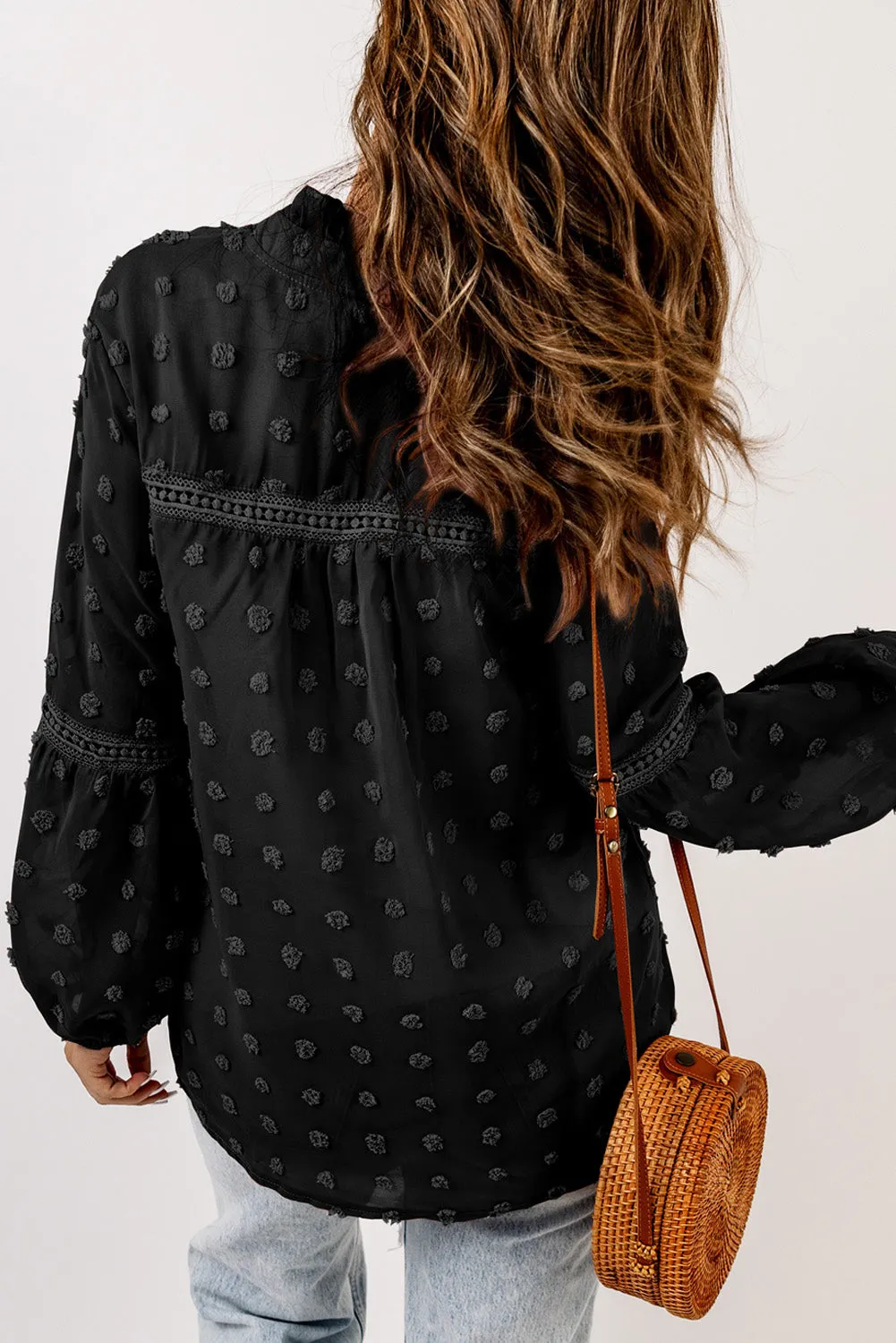 Alluring Dotted Blouse