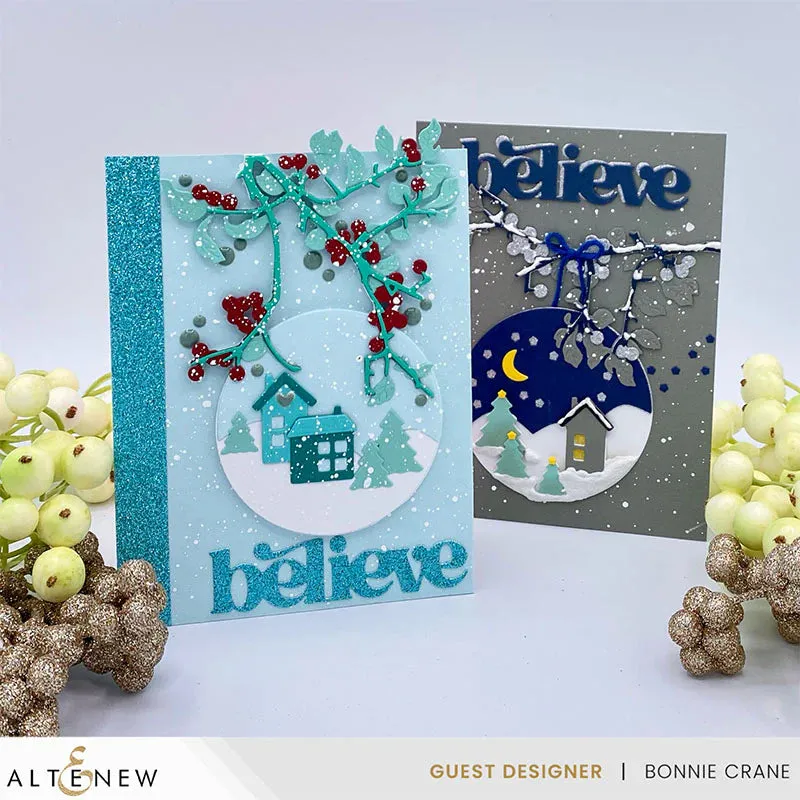 Altenew Berry Branch Layering Die Set