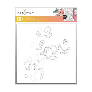 Altenew Bouquet of Poppies Simple Colouring & Layering Stencil Set