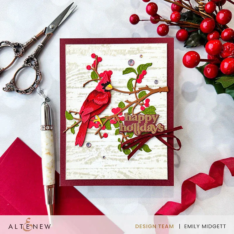 Altenew Cardinal Love Layering Die Set