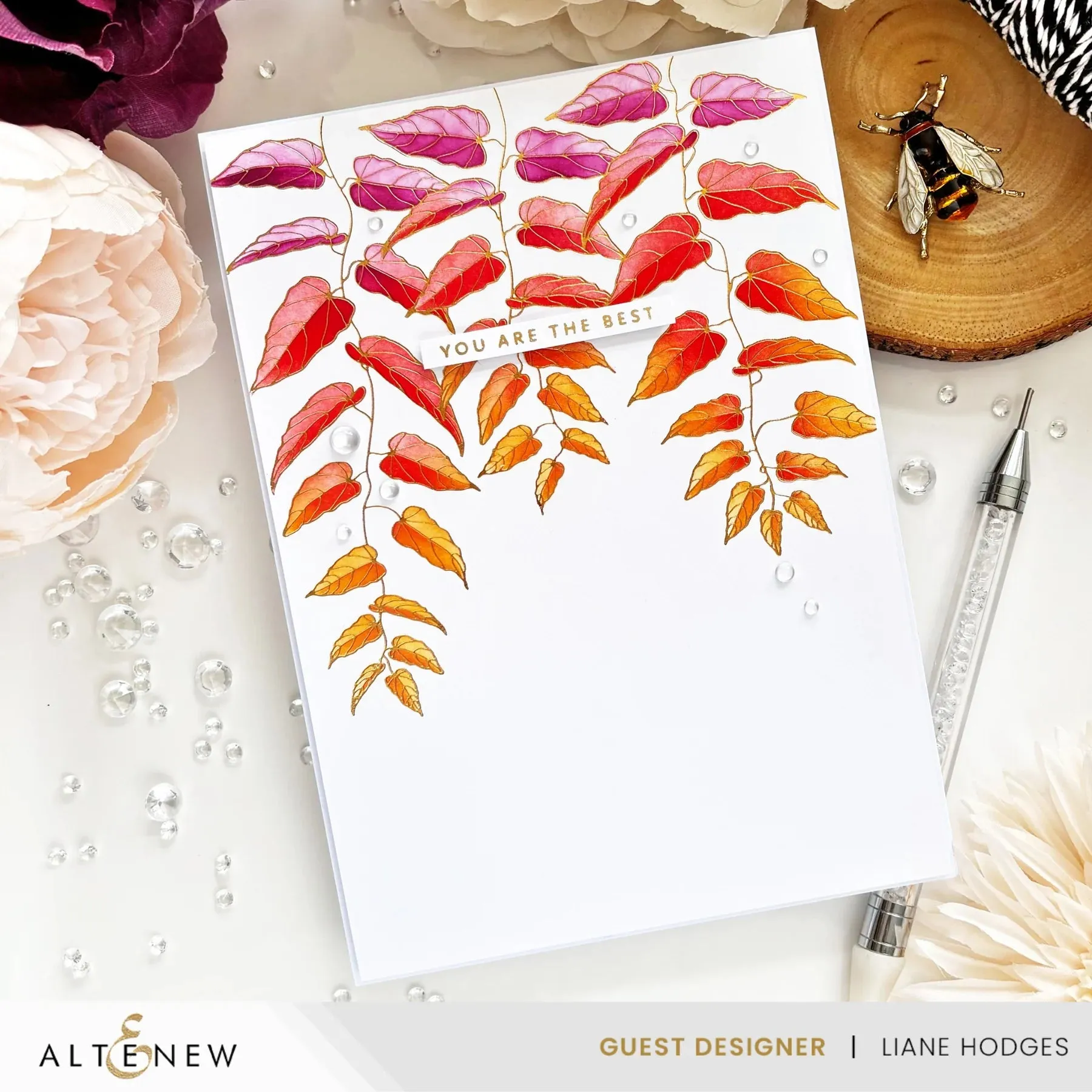 Altenew Cascading Vines Simple Colouring & Layering Stencil Set