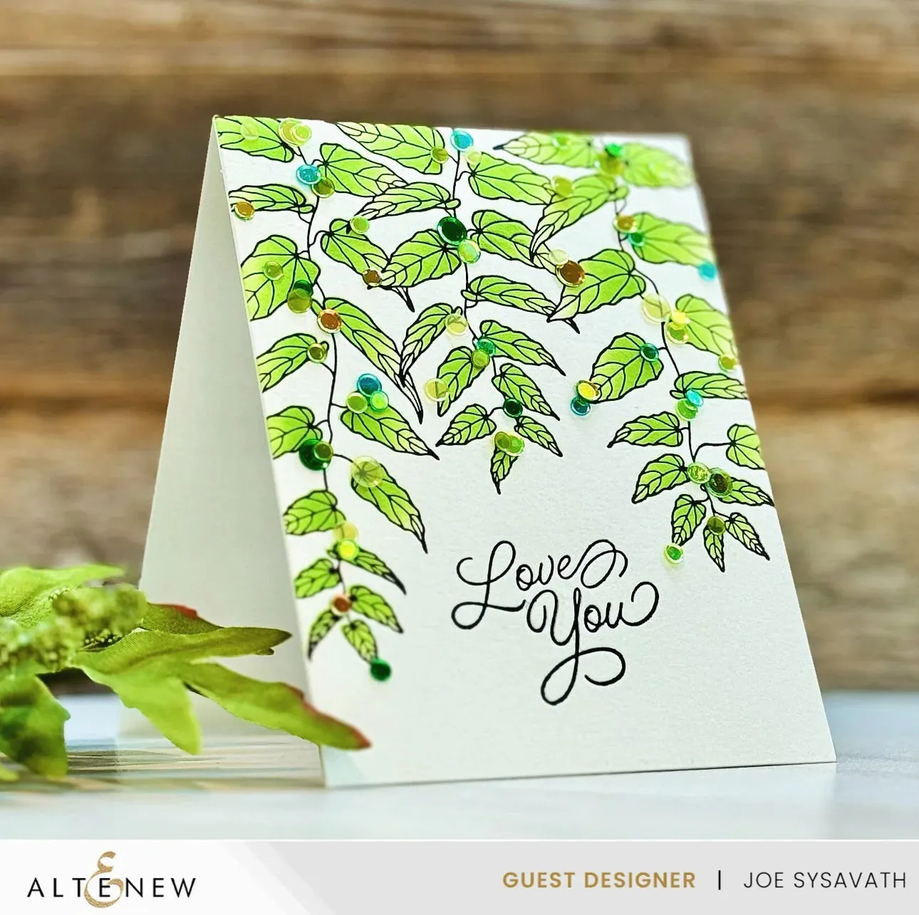 Altenew Cascading Vines Simple Colouring & Layering Stencil Set