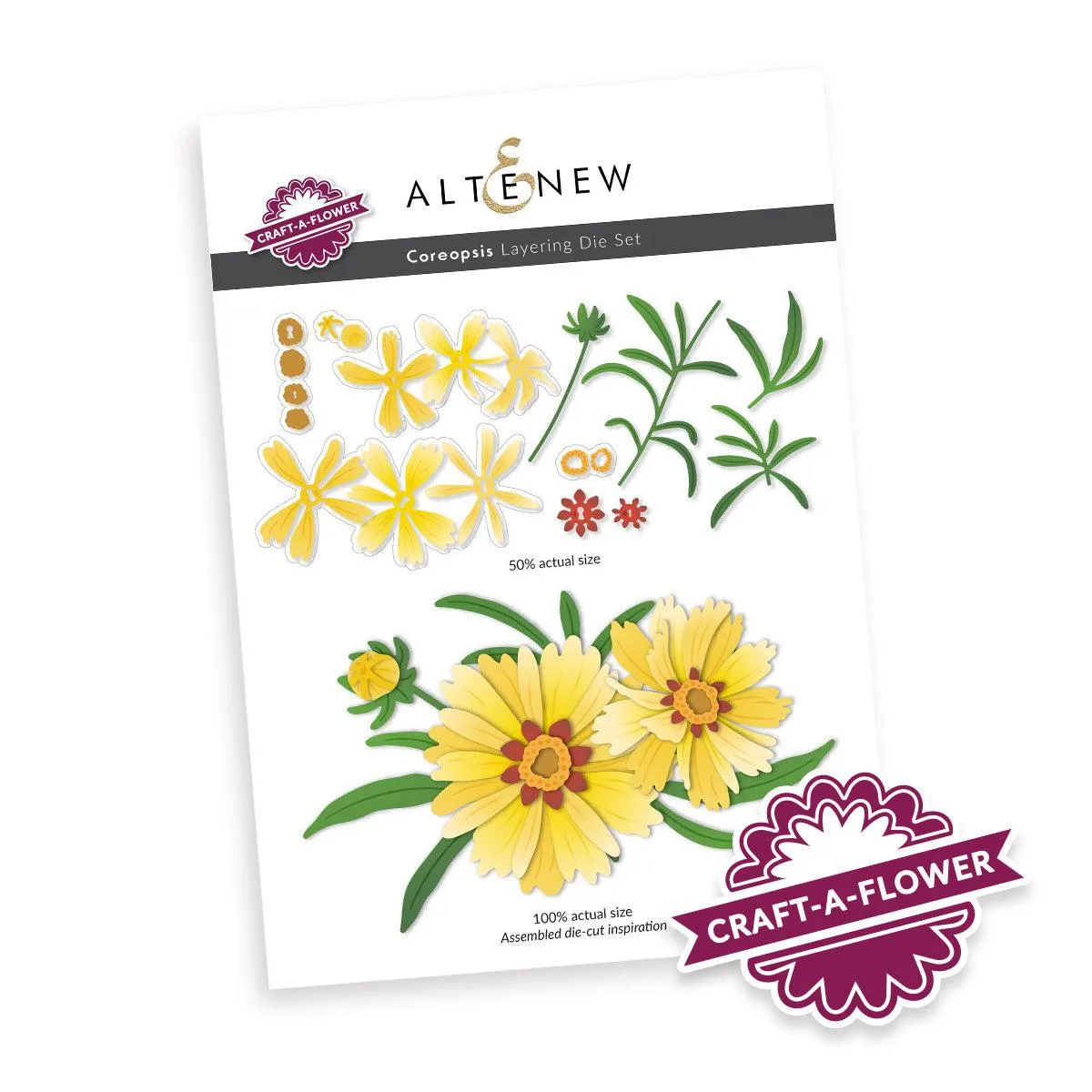 Altenew - Dies - Craft-A-Flower: Coreopsis Layering