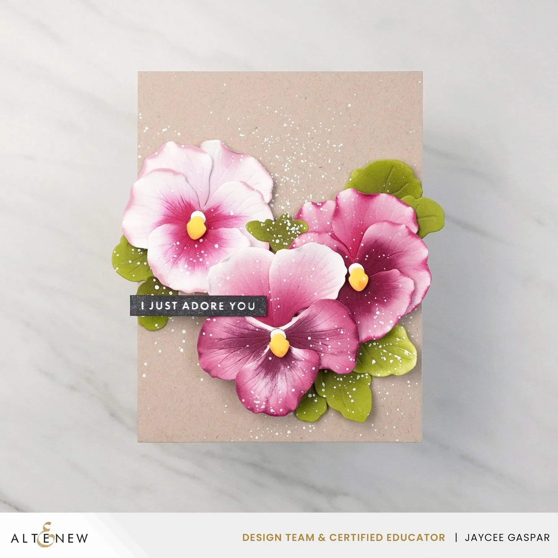 Altenew - Dies - Craft-A-Flower: Pansies Layering